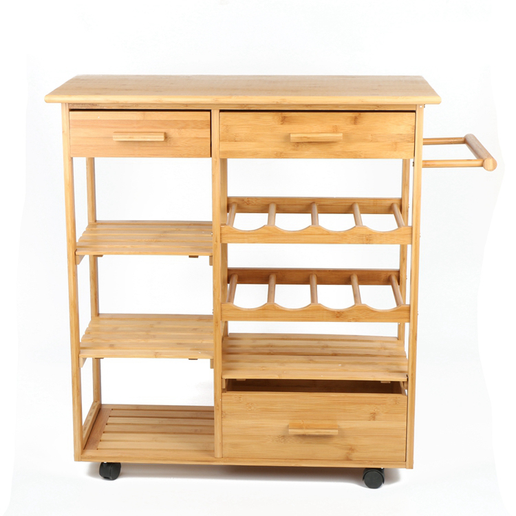 Custom-Eco-Friendly-Wine-Stand-Cart-Kitchen2