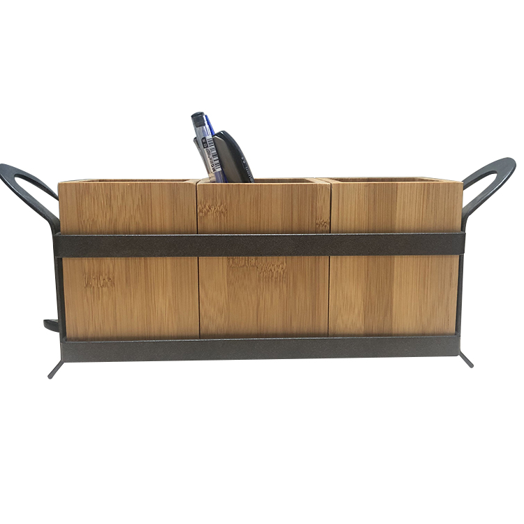 bamboo office desk set