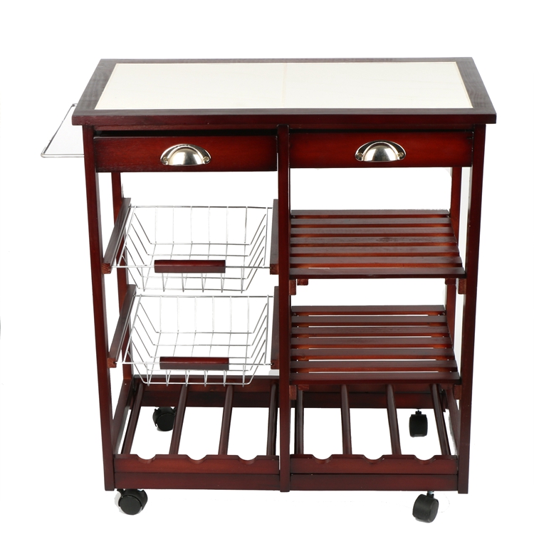 Wood Cherry Trolley 
