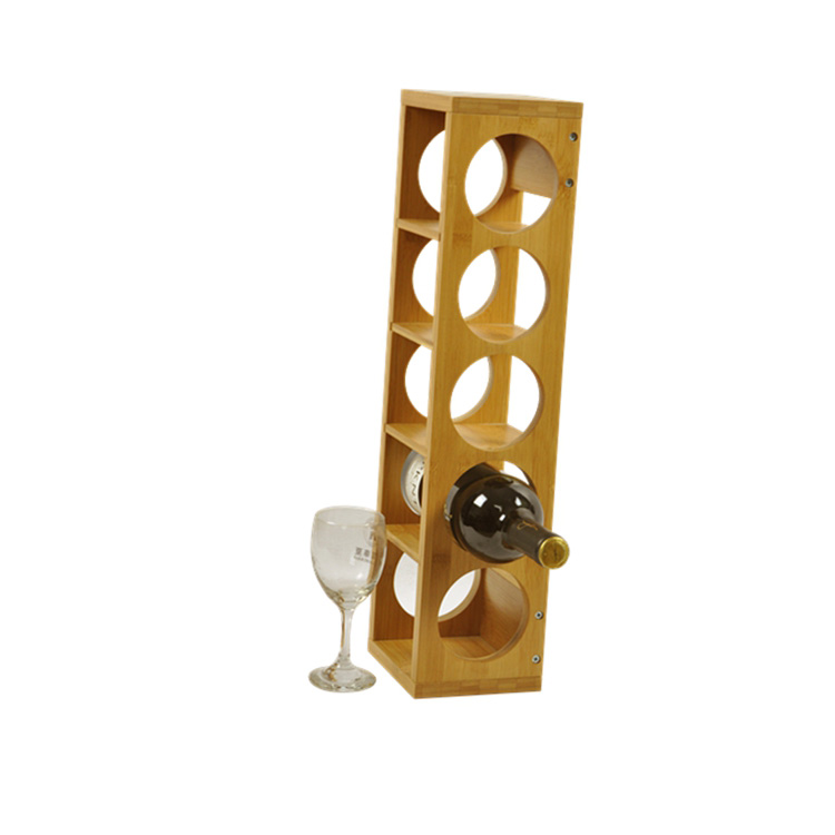 European-Style-Bamboo-Wine-Bottle-Holder-Wood