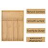 BAMBOO CUTLERY ORGANIZER