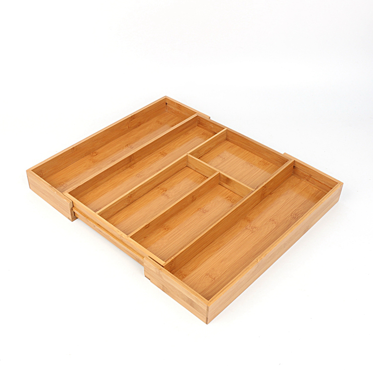BAMBOO EXPANDABLE CUTLERY TRAY