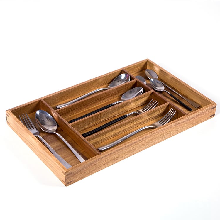 ACACIA WOOD CUTERLY TRAY
