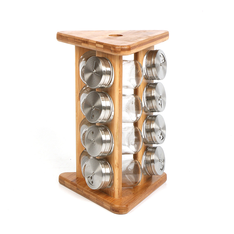 Custom-Bamboo-Stand-Kkitchen-Corner-Triangle-Spice