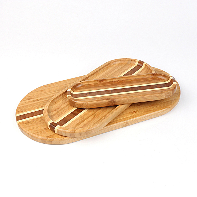 Eco-friendly-Bamboo-Child-Round-Wooden-Plate