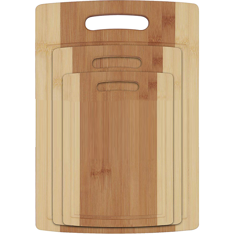 TWO-TONE BAMBOO CUTTING BOARD S3