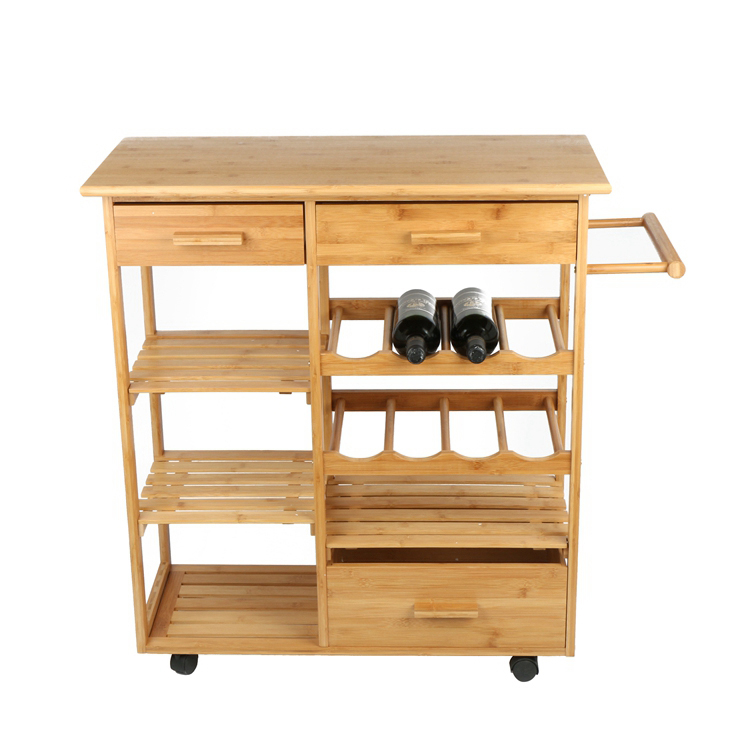 Custom-Eco-Friendly-Wine-Stand-Cart-Kitchen2