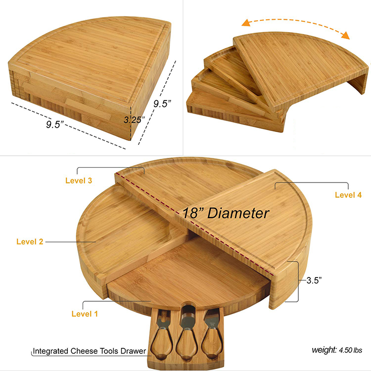 BAMBOO CHEESE SLICER BOARD