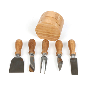 BAMBOO CHEESE HOLDER SET