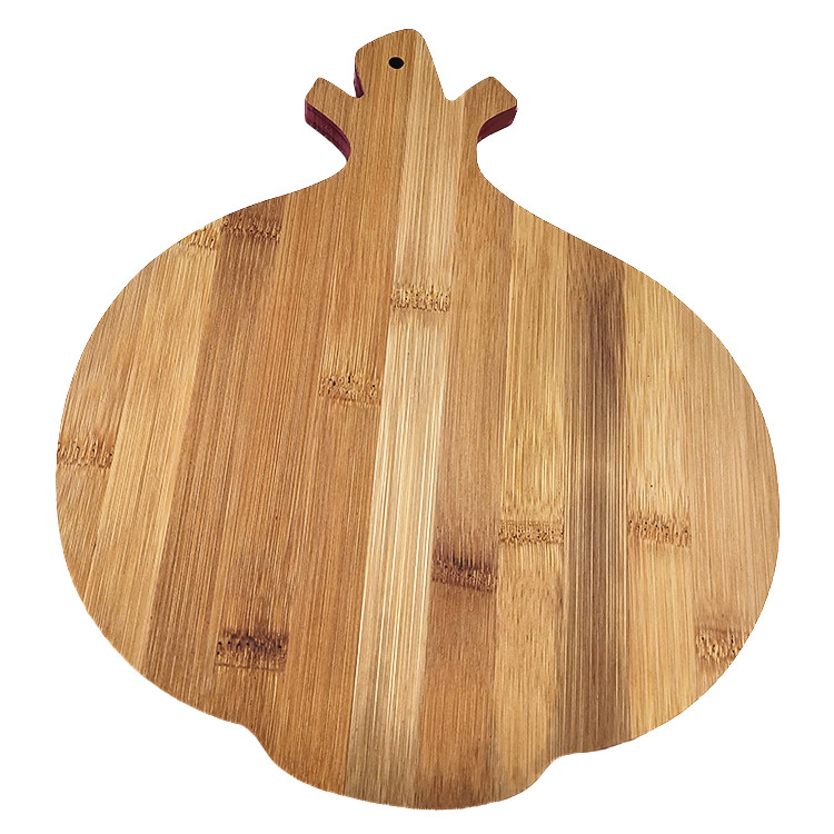 Bamboo Cutting Board with Handle & Ring