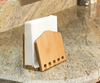 BAMBOO ADJUSTABLE NAPKIN HOLDER