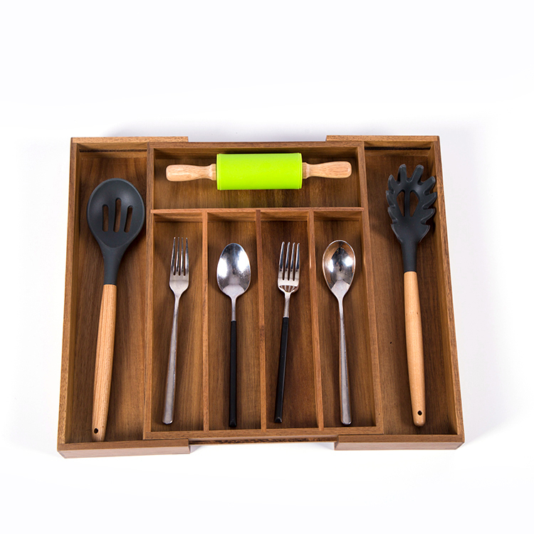ACACIA WOOD EXPANDABLE KNIFE&CUTLERY TRAY Buy ACACIA WOOD EXPANDABLE