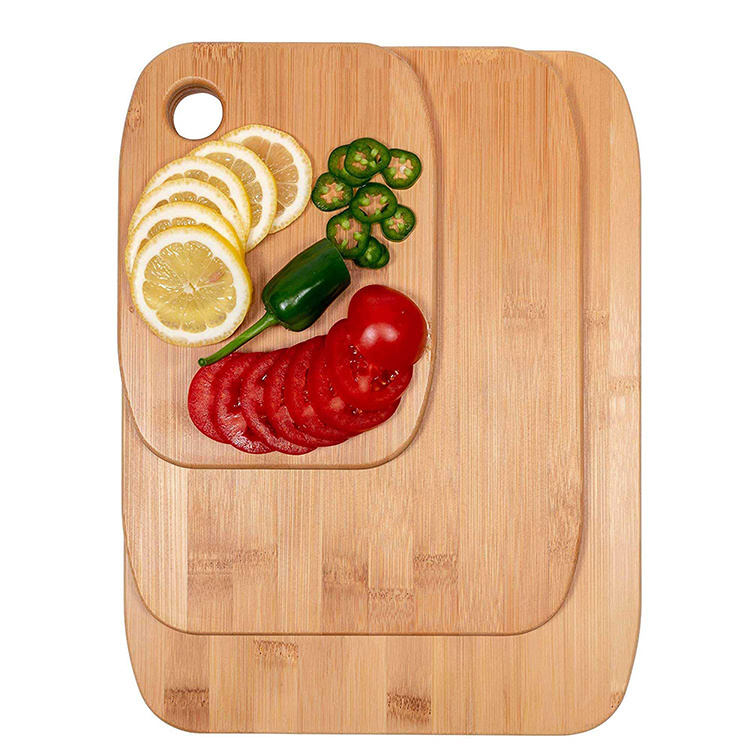 BAMBOO CUTTING BOARD,set of 3