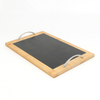 BAMBOO SERVING TRAY WITH CHALKBOARD