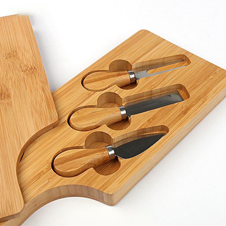 BAMBOO CHEESE BOARD SET