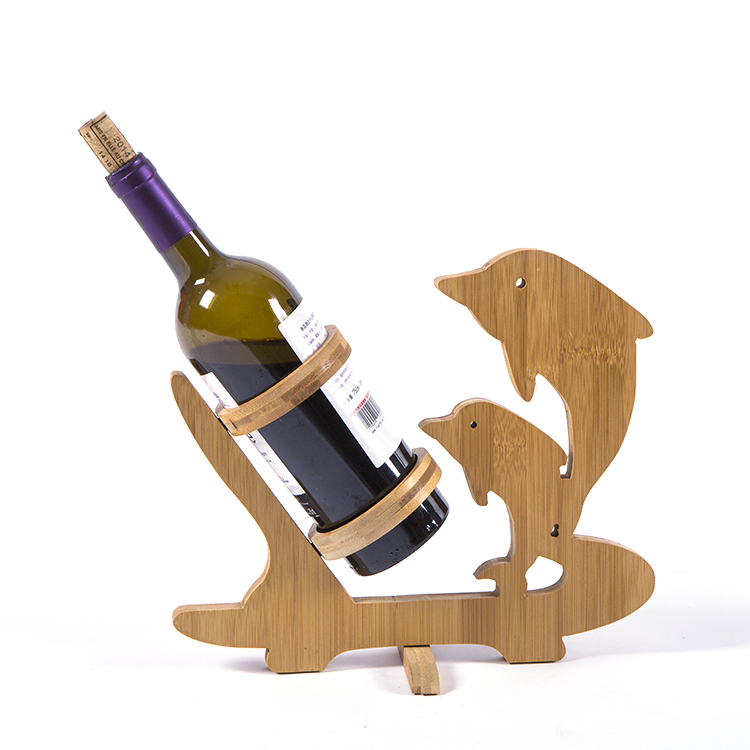 New-Design-Wine-Display-Stand-Dolphin-Shaped