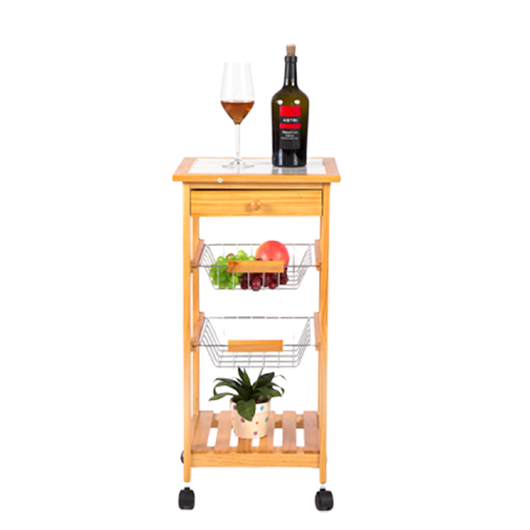 Modern-Mobile-Kitchen-Vegetable-With-Basket-Wooden