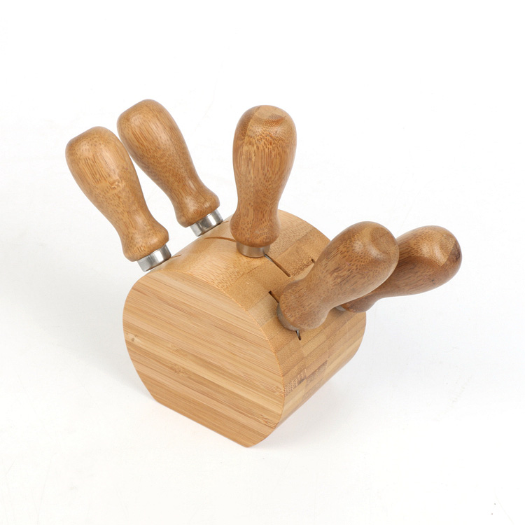 BAMBOO CHEESE HOLDER SET