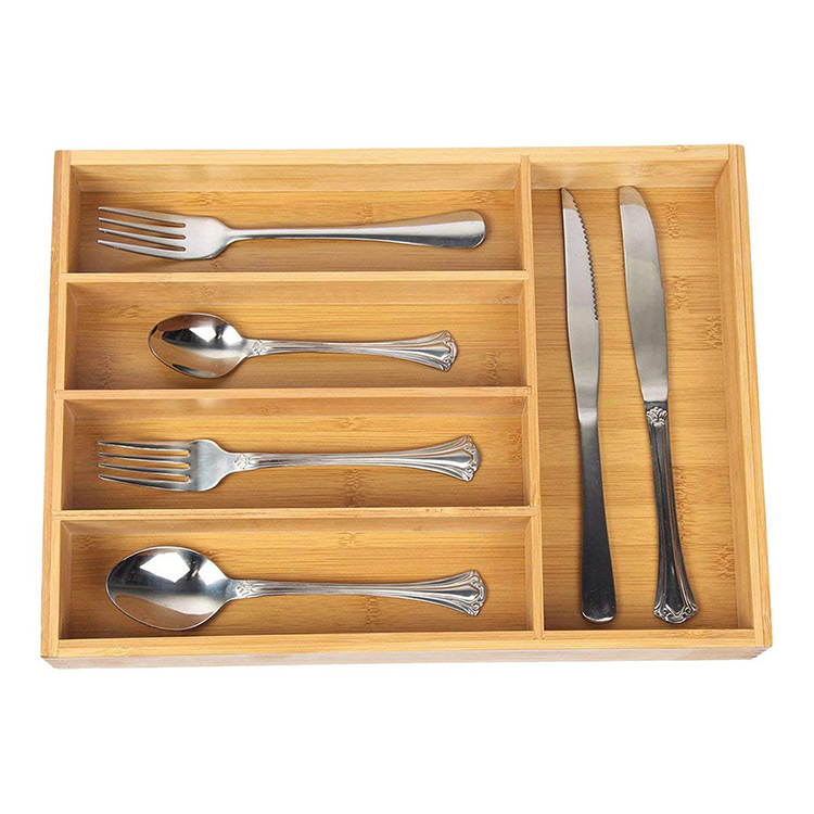 BAMBOO CUTLERY ORGANIZER