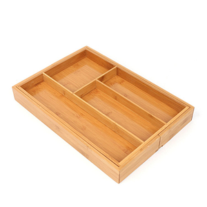 BAMBOO EXPANDABLE CUTLERY TRAY