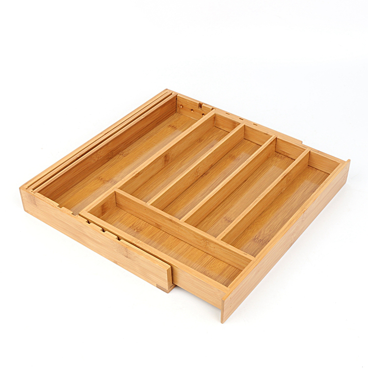 Bamboo-Office-desk-Expandable-Utility-Drawer-Organizer